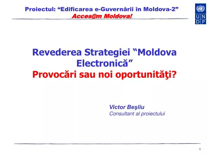 revederea s trategi ei moldova electronic provoc ri sau noi oportunit i