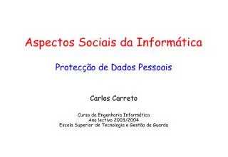 aspectos sociais da inform tica