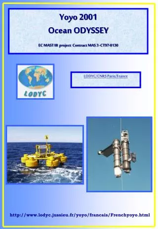 Yoyo 2001 Ocean ODYSSEY EC MAST III project Contract MAS 3 -CT97-0130