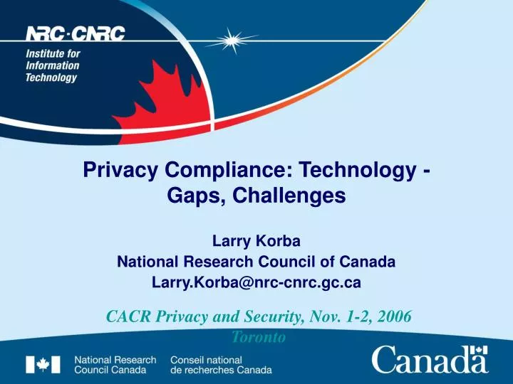 privacy compliance technology gaps challenges