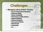 Challenges . . . - slide 1