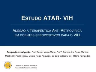 estudo atar vih