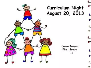 Donna Bulmer First Grade