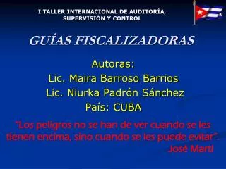 gu as fiscalizadoras