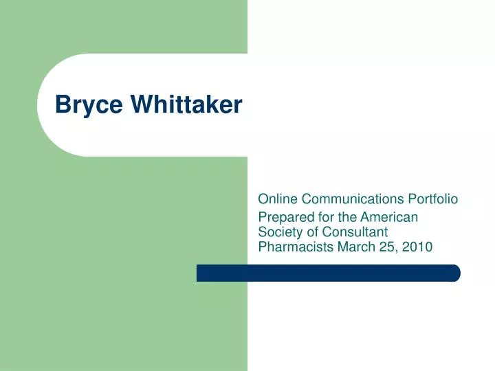 bryce whittaker