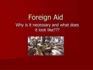 Foreign Aid