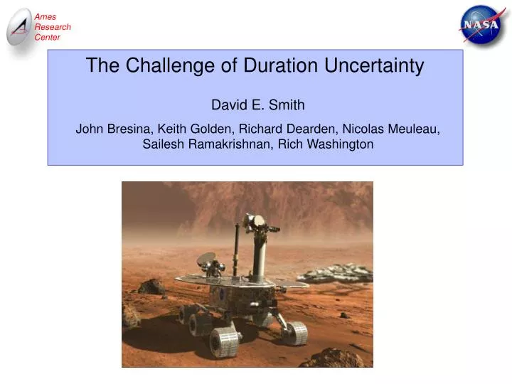 the challenge of duration uncertainty