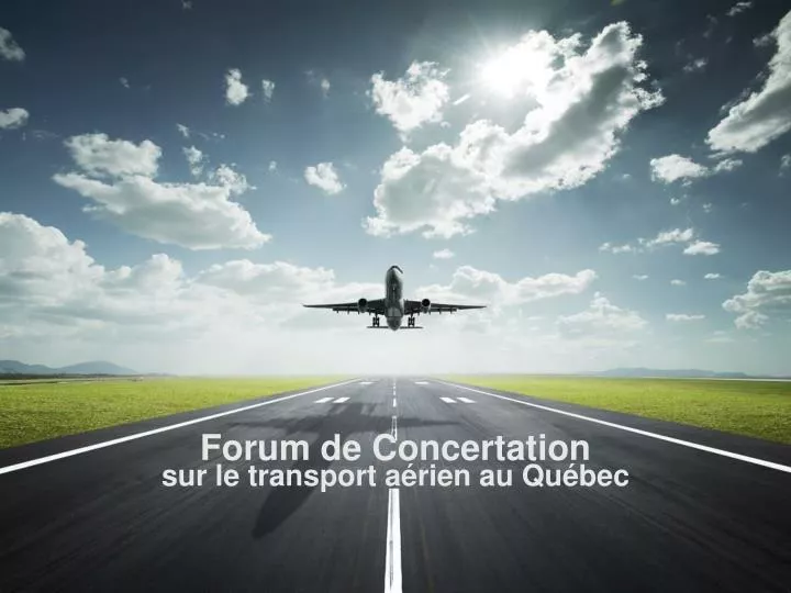 forum de concertation