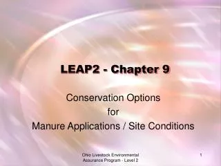 LEAP2 - Chapter 9