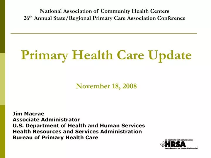 primary health care update november 18 2008