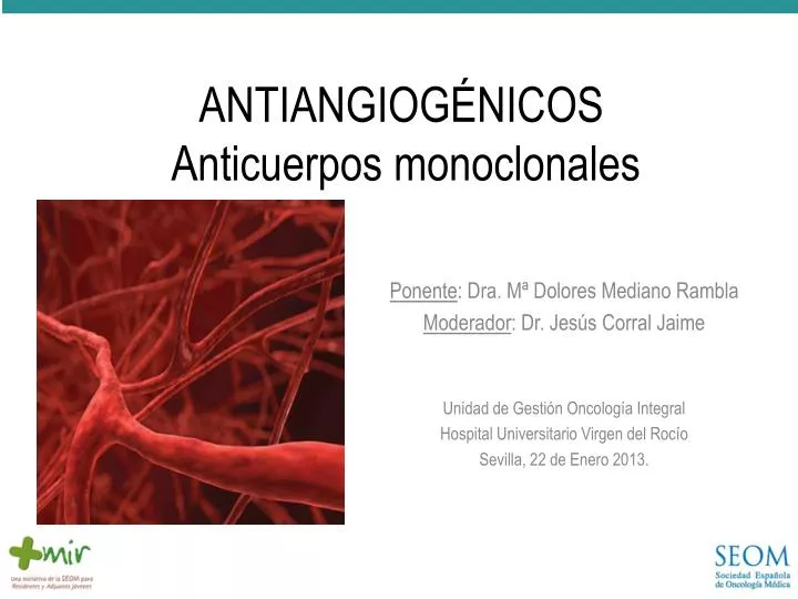 antiangiog nicos anticuerpos monoclonales