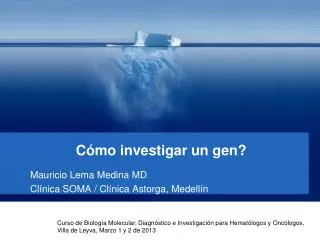 c mo investigar un gen