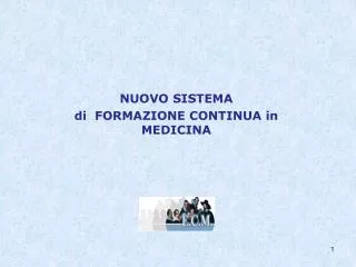 nuovo sistema di formazione continua in medicina