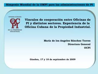 Simposio Mundial de la OMPI para las administraciones de PI