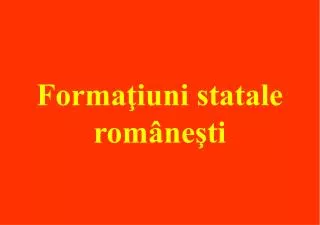 forma iuni statale rom ne ti
