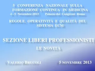 valerio brucoli 5 novembre 2013