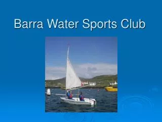 Barra Water Sports Club