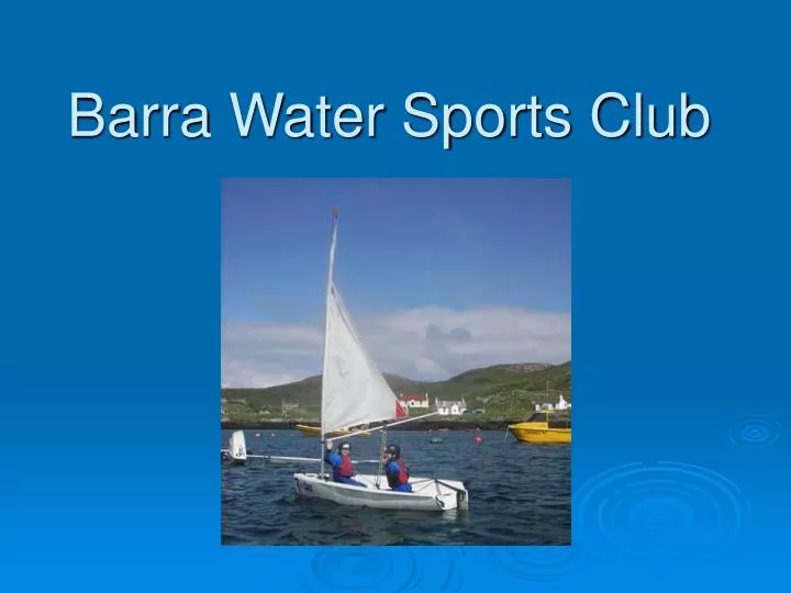 barra water sports club
