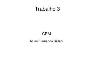 crm aluno fernando baliani