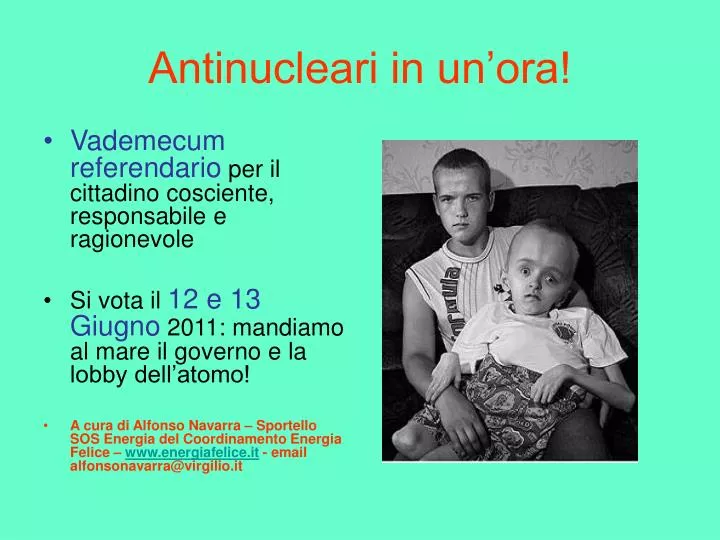 antinucleari in un ora