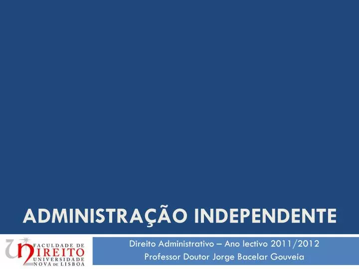 administra o independente