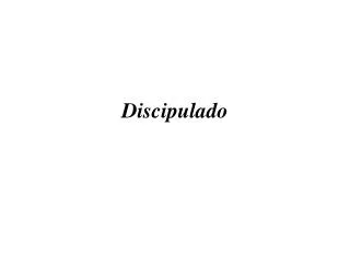 discipulado