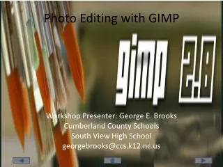 Photo Editing with GIMP