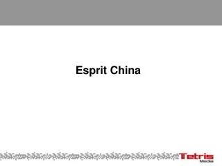 esprit china