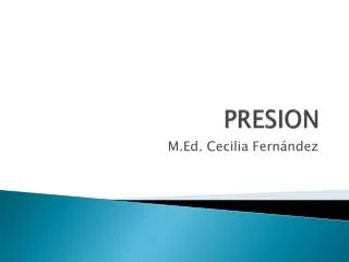 presion