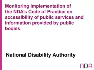 National Disability Authority