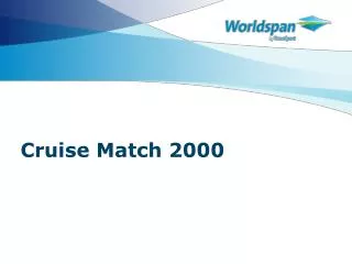 cruise match 2000