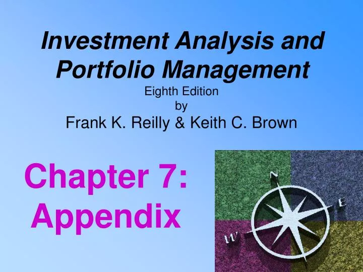 investment analysis and portfolio management eighth edition by frank k reilly keith c brown