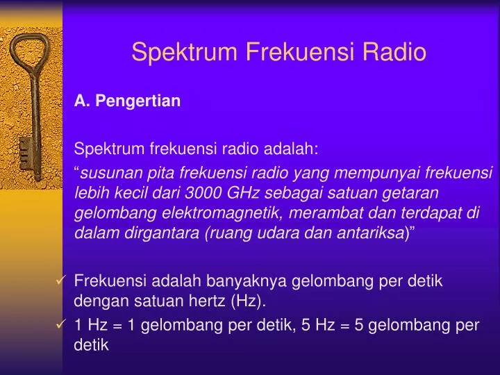 spektrum frekuensi radio