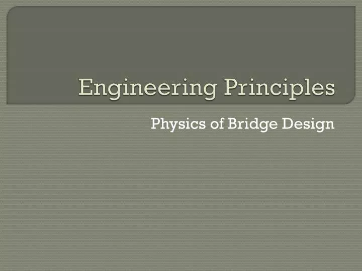 engineering principles