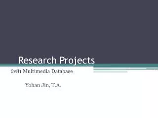 Research Projects