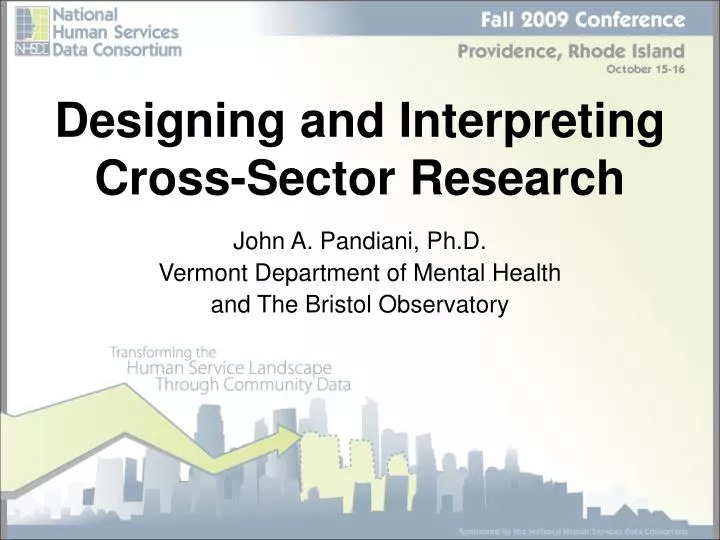 designing and interpreting cross sector research