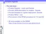 Tentative Agenda - slide 1