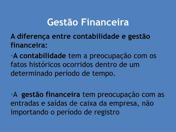 gest o financeira