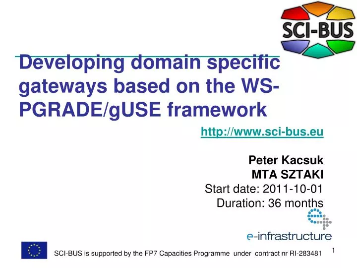 developing domain specific gateways based on the ws pgrade guse framework