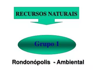 recursos naturais
