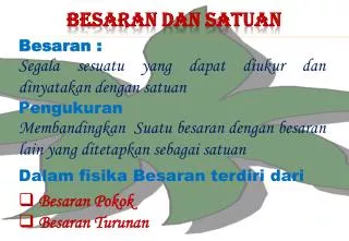 besaran dan satuan