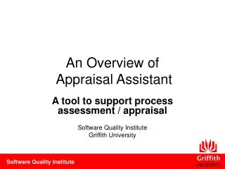 An Overview of Appraisal Assistant