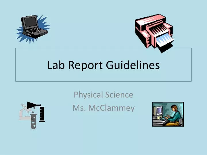 lab report guidelines