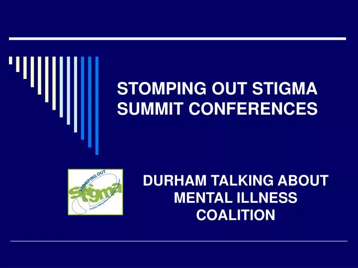 stomping out stigma summit conferences