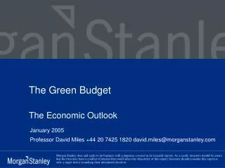 The Green Budget