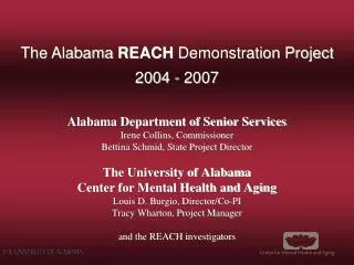 Alabama Department of Senior Services Irene Collins, Commissioner