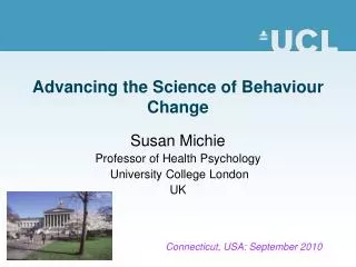 Advancing the Science of Behaviour Change