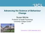 Advancing the Science of Behaviour Change - slide 1