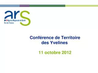 conf rence de territoire des yvelines 11 octobre 2012