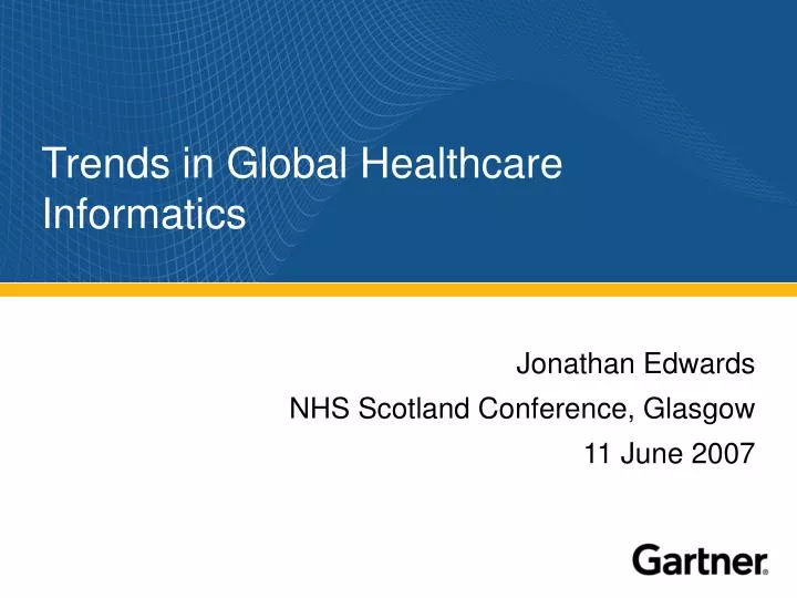 trends in global healthcare informatics